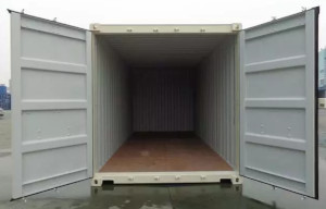 one trip shipping container interior  Aberdeen